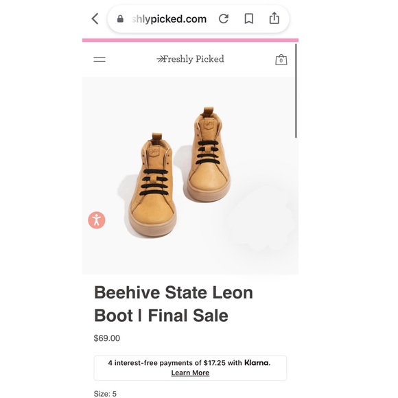 NEW | Freshly Picked Toddler Beehive State Leon Boots - Picture 8 of 10